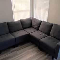 5 Seat L Shaped Sofa