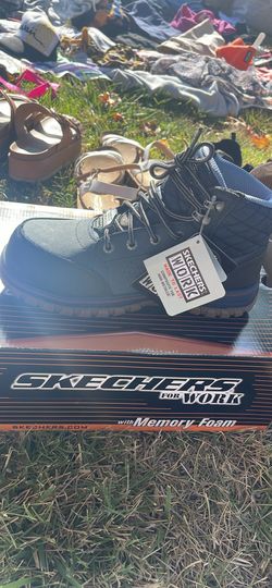 Sketcher Steel Toe Memory Foam