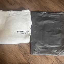 Essentials “Fear Of God” Hoodie NWT Light Gray XXS