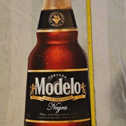 Modelo Negra Tin Bottle Sign $15 Ea Firm On Price