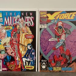 The New Mutants #98 Facsimile and Xforce #2 