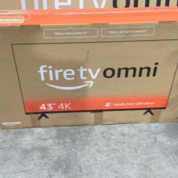 Amazon Fire TV 43" Omni Series 4K UHD smart TV, hands-free with Alexa
