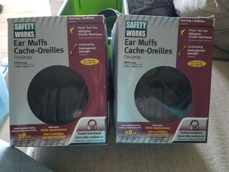 Ear muffs safety works brand