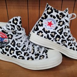 Converse Chuck Taylor All Star Cheetah  Unisex Hi Tops Men's 7 Womens 9