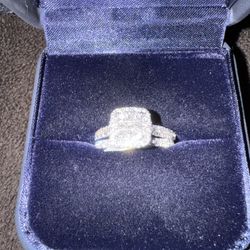 Engagement Ring and wedding Band