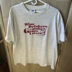 Vintage Napa valley wine shirt XL