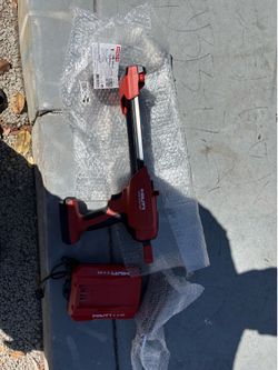 New hilti battery and charger expoxy gun