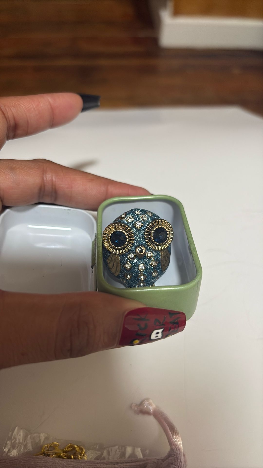 Betsey Johnson Owl Ring Stretchy