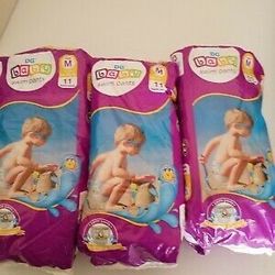 Swim Pants Diapers Boys Girls DG Swimmers Splashers Medium 24-34lbs QTY 1