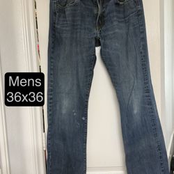 Mens 36x36 Gap Boot Cut Jeans 