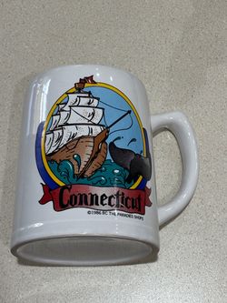 2 - Vintage 1986 Connecticut Souvenir Mug