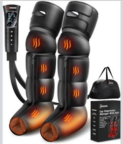 YINGGG Leg Massager w/ Heat Compression Boots 6 Modes 6 Intensities Open Box