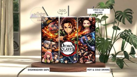 Slayer Characters 20 Oz Stainless Steel Tumbler (READ DESCRIPTION)