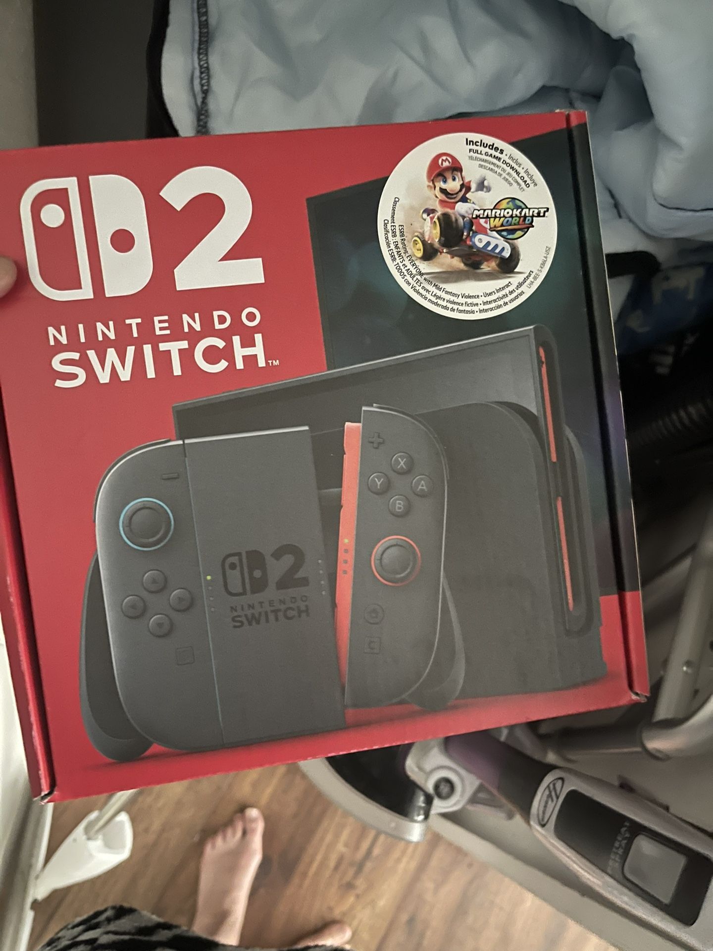 Brand New Switch 2 With Mario World