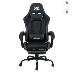 X Rocker Apex PC Gaming Chair with Massage Function and Footrest, Black NEW In Box