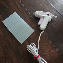 hot glue gun with glue sticks