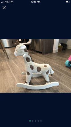 Giraffe Plush Nursery Rocker