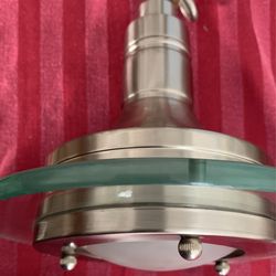 NIB Hanging Brushed Nickel Lights