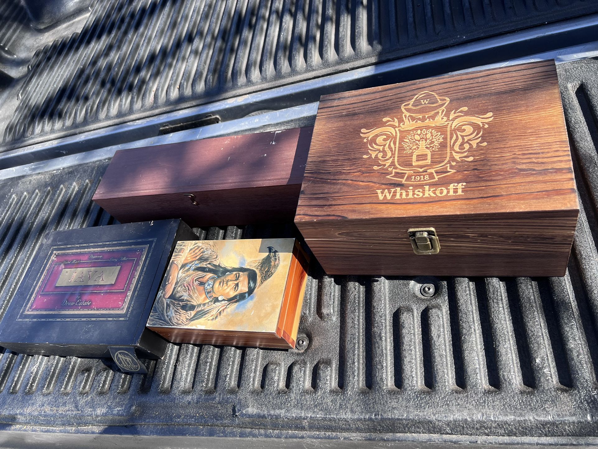 Real Wood Boxes – Crafting / Storage / Décor – Lot of 4 – QUICK SALE!