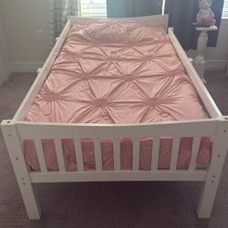 Twin Over Twin Wood Bunk Bed