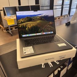 16 Inch MacBook Pro M3 Max 16 Core With Apple Care Plus 48GB RAM 1TB SSD 40 Core GPU 2023