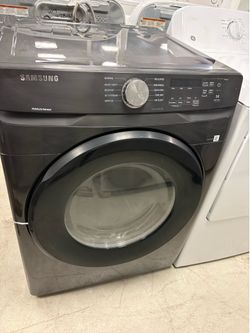 New scratch and dent Samsung Dryer Call or text (contact info removed)