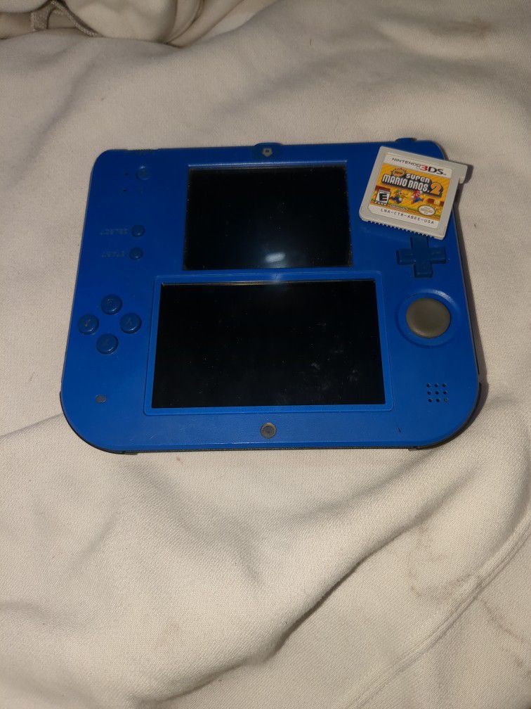Nintendo 3Ds With Super Mario Brothers 2 