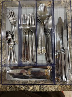 Silverware (Forks, Knives, spoons)