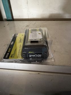 New ryobi 40v 4ah battery still in the package