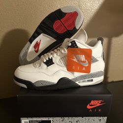 Jordan 4 White Cement 