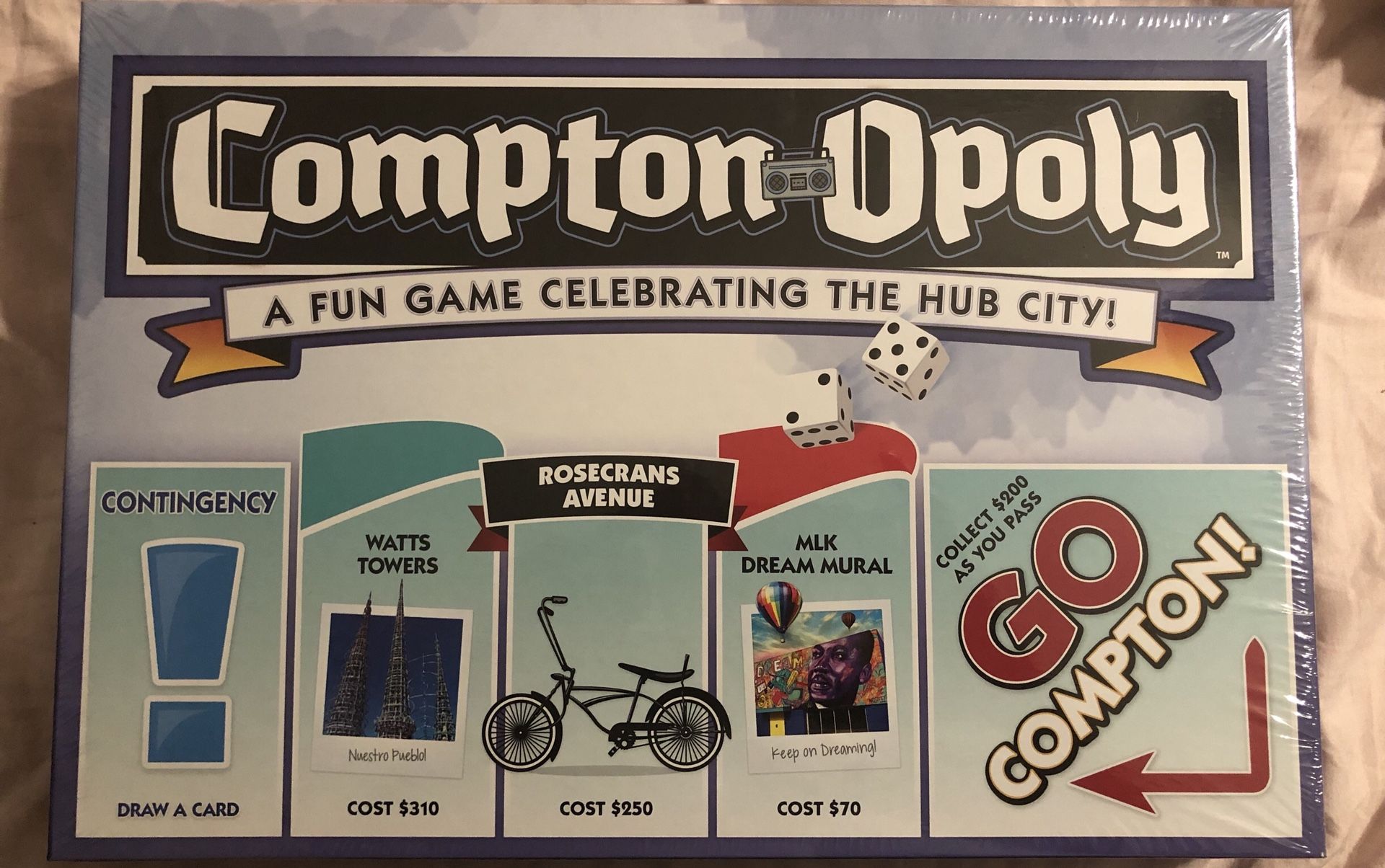 Compton Opoly limited edition board game