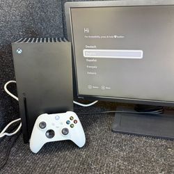 Xbox Series X 1TB Console with Controller and Cables