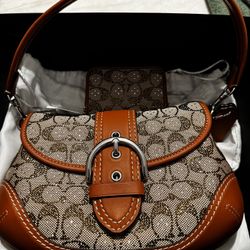 Coach Crystal signature jacquard Soho Shoulder bag