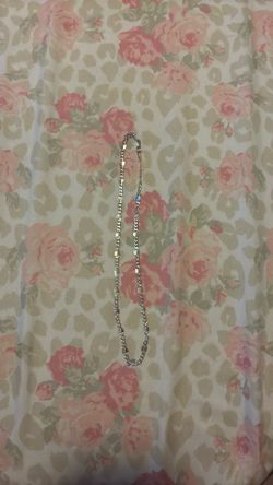 silver necklace