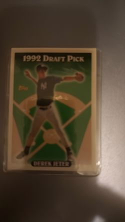 1992 Topps Derek Jeter Draft Pick Rookie Card