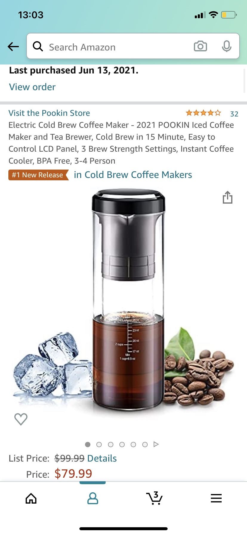 cool brew coffee maker