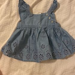 Gap flutter top- Jean 3-6 Months 