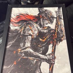 Framed Elden Ring Art - Messmer the Impaler