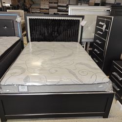 New Queen Size Bed Frame With Chest And 1 nightstand $1299
