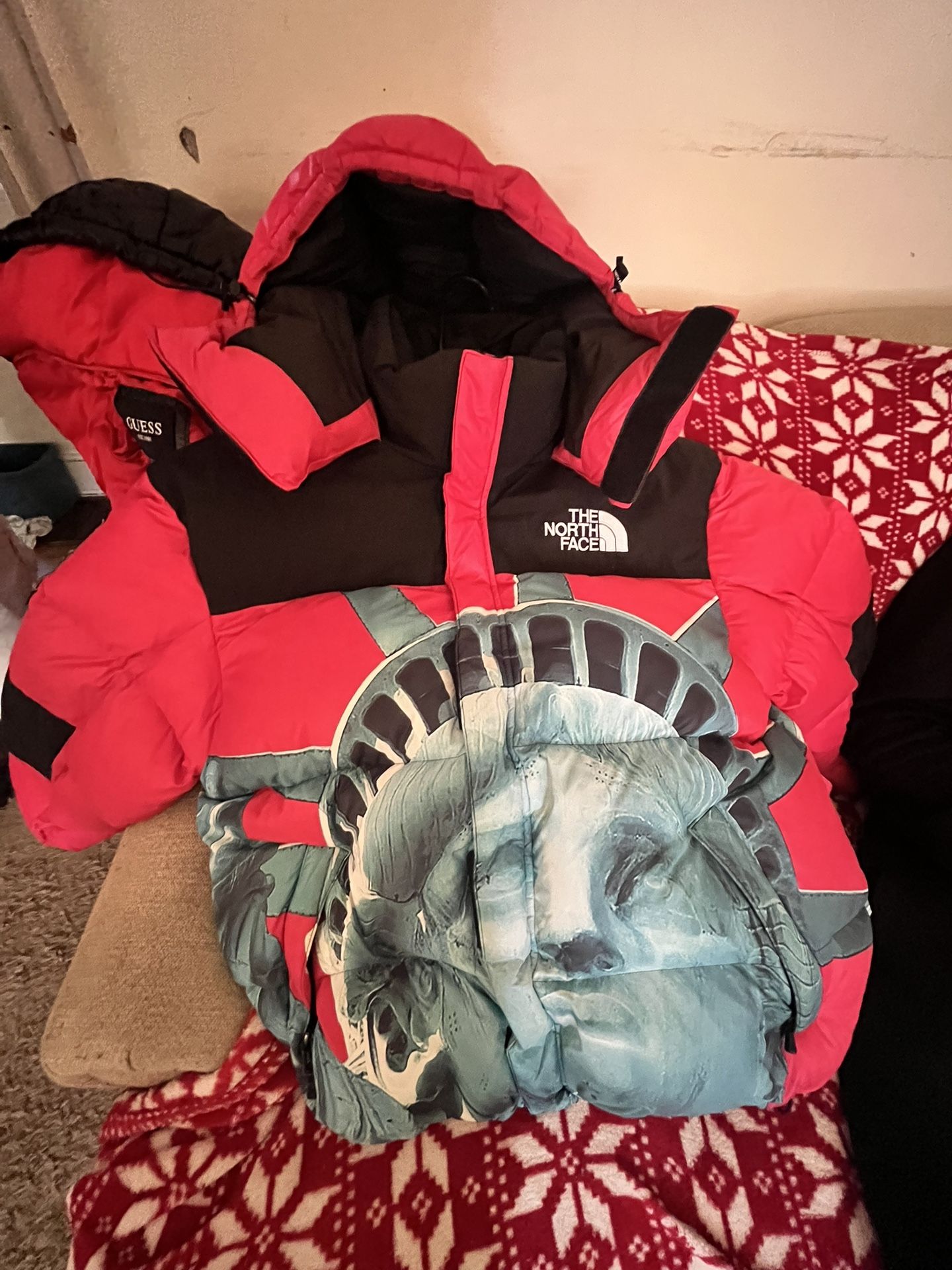 northface supreme collab puffer jacket