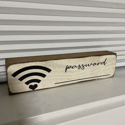 Wi-Fi Password Sign