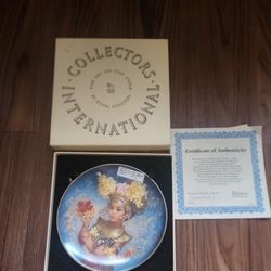 Vintage Royal Doulton Mariam Children Of The World Plate  By Brenda Burke