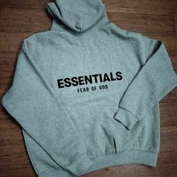 Two essential hoodies size L
