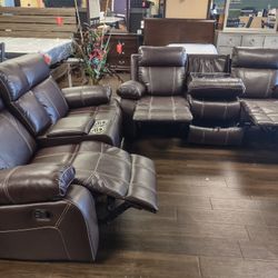 New Recliner Sofa And Loveseat