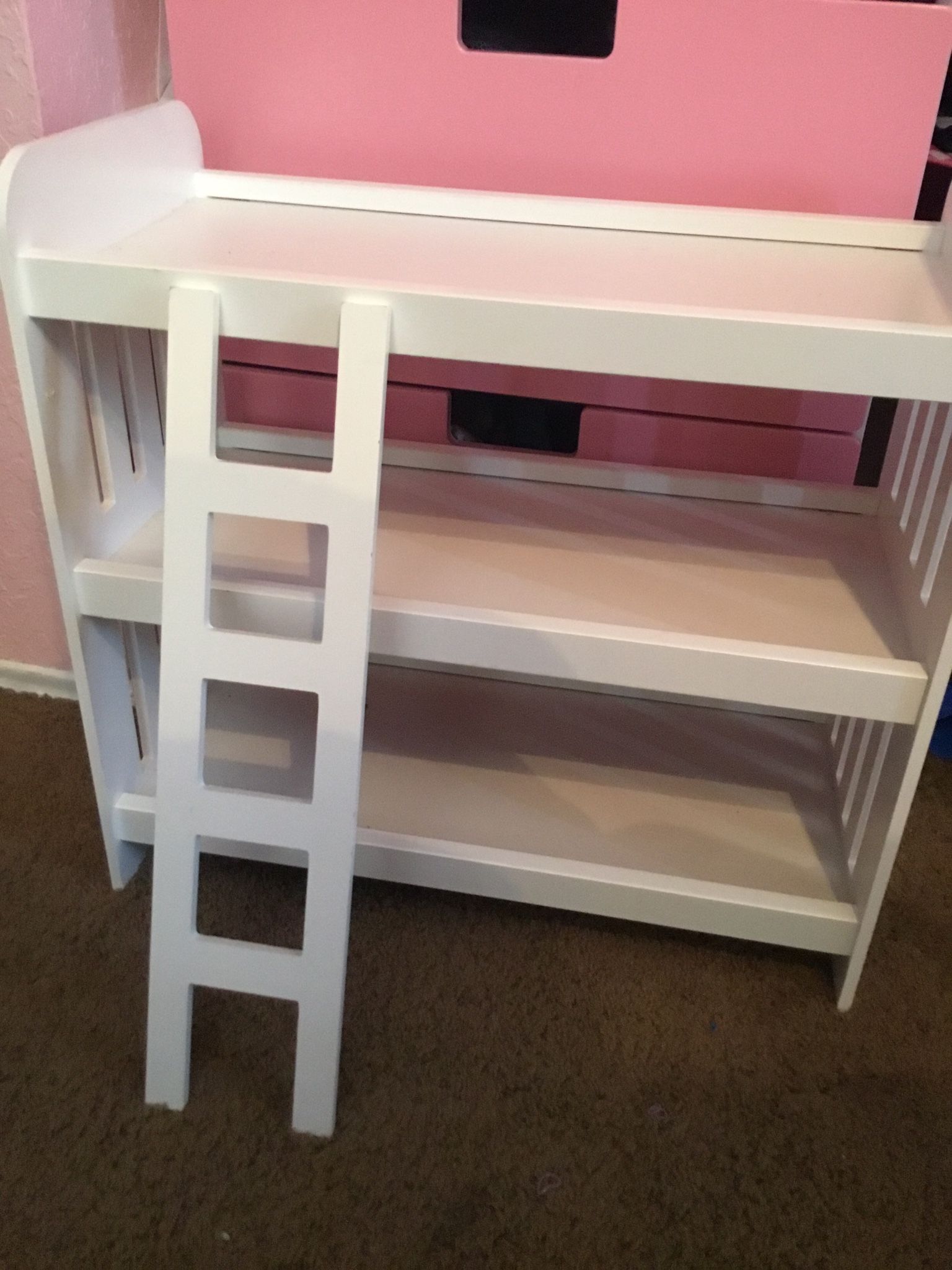 Triple Bunk Doll Bed Used For American Girl 18” Doll