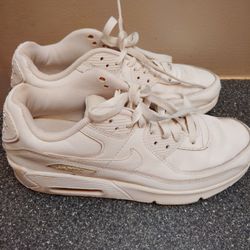 Nike Air Max 90 "Triple White" (Size 6.5Y / Women's 8)