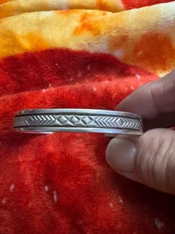 Bruce Morgan, Navajo Sterling silver bracelet