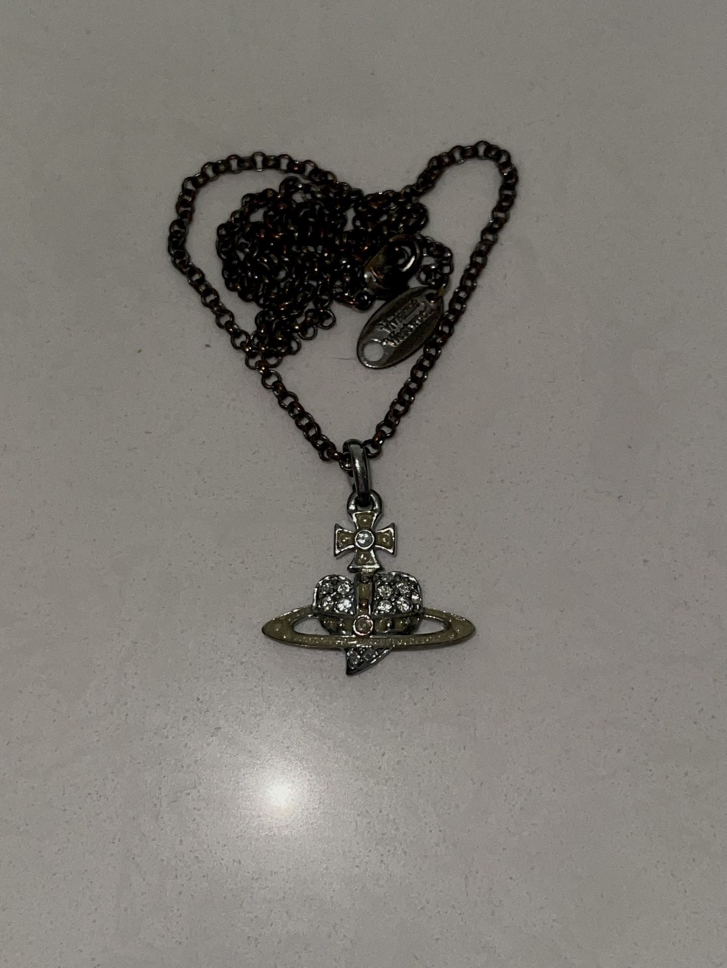 Vivienne Westwood Silver Heart Necklace