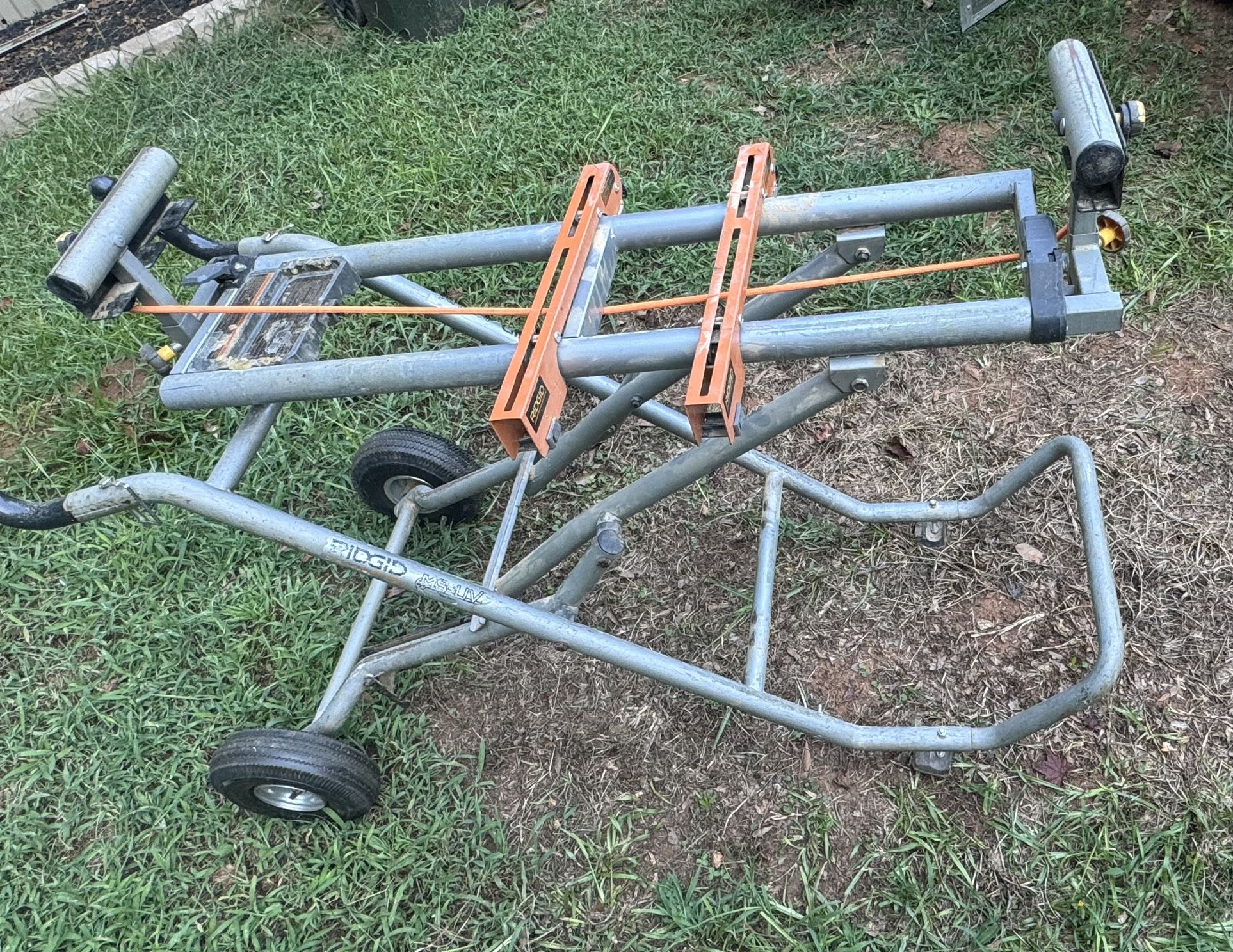 Excellent Used Condition Ridgid AC9945 Miter Saw Stand W/ Wheels $160 paid $399
