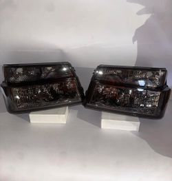 04-12 Chevy Colorado GMC Canyon Smoked Factory Style Headlights/Faros